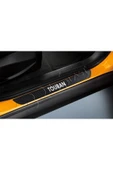 BRSPLAST  Volkswagen Touran Uyumlu Kapı Eşiği Krom Abs Siyah Karbon Kaplama 4 Parça thumbnail 3