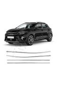 BRSPLAST  Kia Stonic Uyumlu Krom Cam Çıtası 4 Parça Paslanmaz Çelik thumbnail 3