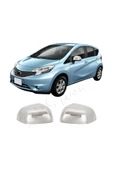 BRSPLAST  Nissan Note Uyumlu 2012 Ve Üzeri Krom Ayna Kapağı 2 Parça Paslanmaz Çelik thumbnail 1