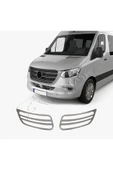 BRSPLAST  Mercedes Sprinter W907 Uyumlu 2018 Ve Üzeri Krom Kaput Üstü Havalandırma 2 Parça Paslanmaz Çelik thumbnail 3