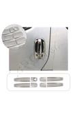 BRSPLAST  Renault Trafic Uyumlu 2001-2014 Krom Kapı Kolu 4 Kapı Paslanmaz Çelik thumbnail 1