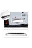 BRSPLAST  Renault Kangoo Uyumlu 2008 Ve Üzeri Krom Bagaj Çıtası Paslanmaz Çelik thumbnail 2