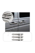 BRSPLAST  Mercedes Vito W639 Facelift Uyumlu 2010-2014 Krom Kapı Kolu 3 Kapı Paslanmaz Çelik thumbnail 1