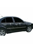 BRSPLAST  Volkswagen Bora Uyumlu 1998-2004 Krom Cam Çıtası 4 Parça Paslanmaz Çelik thumbnail 6