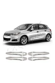 BRSPLAST  Citroen C4 Uyumlu 2010-2020 Krom Kapı Kolu 4 Kapı Paslanmaz Çelik thumbnail 1