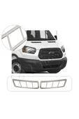 BRSPLAST  Ford Transit Uyumlu 2019 Ve Üzeri Krom Kaput Üstü Havalandırma Çerçevesi 2 Parça Paslanmaz Çelik thumbnail 1