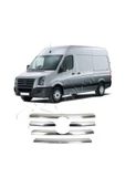 BRSPLAST  Volkswagen Crafter Uyumlu 2006-2012 Krom Ön Panjur 5 Parça Paslanmaz Çelik thumbnail 2