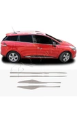 BRSPLAST  Renault Clio 4 Hb Uyumlu 2012-2018 Krom Yan Kapı Çıtası 4 Kapı (YAZISIZ) Paslanmaz Çelik thumbnail 2