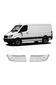BRSPLAST  Mercedes Sprinter W906 Uyumlu 2006-2018 Kaput Havalandırma 2 Parça Abs Krom Kaplama thumbnail 2