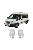 ServetDizaynOto  Ford Transit Uyumlu 1998-2002 Krom Ayna Kapağı 2 Parça Paslanmaz Çelik thumbnail 3