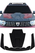 BRSPLAST  Dacia Duster Uyumlu 2018-2024 Ön Kaput Scoop Ve Dragon Set 4 Parça thumbnail 2