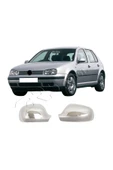 BRSPLAST  Volkswagen Golf 4 Uyumlu 1998-2004 Krom Ayna Kapağı 2 Parça Paslanmaz Çelik thumbnail 2