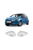 ServetDizaynOto  Ford Fiesta Uyumlu 2009-2017 Krom Ayna Kapağı 2 Parça Paslanmaz Çelik thumbnail 2
