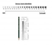 Resim Kalemi Faber Dereceli Kalem Seti Karakalem Seti 4H 3H 2H H HB 13lü Set - 3