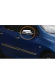 ServetDizaynOto  Peugeot 407 Uyumlu 2004-2010 Krom Ayna Kapağı 2 Parça Paslanmaz Çelik thumbnail 2