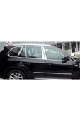 BRSPLAST  Bmw X5 Uyumlu 2007-2012 Krom Cam Çıtası 6 Parça Paslanmaz Çelik thumbnail 1