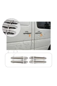 BRSPLAST  Mercedes Sprinter Uyumlu 2006 Ve Üzeri Krom Kapı Kolu 4 Parça Paslanmaz Çelik thumbnail 1