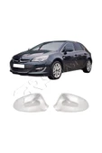 ServetDizaynOto  Opel Astra J Uyumlu 2010-2015 Krom Ayna Kapağı 2 Parça Paslanmaz Çelik thumbnail 2