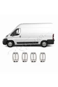 BRSPLAST  Fiat Ducato Uyumlu 2006 Ve Üzeri Krom Kapı Kolu Ve Çerçeve 4 Kapı Paslanmaz Çelik thumbnail 3