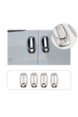 BRSPLAST  Fiat Doblo Uyumlu 2010-2021 Krom Kapı Kolu Ve Çerçeve 4 Kapı Paslanmaz Çelik thumbnail 2