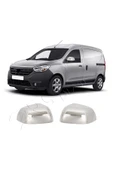 BRSPLAST  Dacia Dokker Uyumlu 2012-2021 Krom Ayna Kapağı 2 Parça Paslanmaz Çelik thumbnail 1