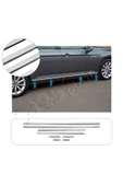 ServetDizaynOto  Volkswagen Passat B8 Uyumlu 2015-2019 Krom Yan Kapı Çıtası 8 Parça Paslanmaz Çelik thumbnail 1