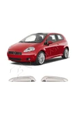 BRSPLAST  Fiat Grande Punto Uyumlu 2005-2018 Krom Kapı Kolu 2 Kapı Paslanmaz Çelik thumbnail 3