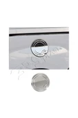 BRSPLAST  Fiat Doblo Uyumlu 2010-2021 Krom Depo Kapağı Paslanmaz Çelik thumbnail 2