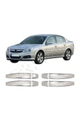 ServetDizaynOto  Opel Vectra C Uyumlu 2002-2008 Krom Kapı Kolu 4 Kapı Paslanmaz Çelik thumbnail 1