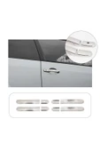 BRSPLAST  Ford Fiesta Uyumlu 2002-2009 Krom Kapı Kolu 4 Kapı Paslanmaz Çelik thumbnail 1