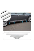 BRSPLAST  Volkswagen Passat B8.5 Uyumlu 2019 Ve Üzeri Yan Kapı Çıtası 8 Parça Paslanmaz Çelik thumbnail 1