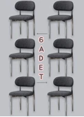 POLO SANDALYE ANTRASİT (6 ADET) - 1