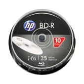 HP Blu-Ray BD-R 6X 25GB 10Lu Cake Box - BRE00071-3 - 1