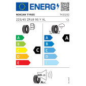 Nokian Tyres 225/45 ZR18 95Y XL Powerproof 1 Yaz Lastiği (2025 Üretim) - 2
