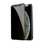 Logis Apple iPhone 11 (6.1) Privacy Mat Seramik Hayalet Ekran Koruyucu Cam - 1