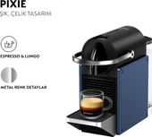 Nespresso D62 Pixie Kapsüllü Kahve Makinesi Mavi thumbnail 5