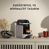 Nespresso C62 Pixie Kapsüllü Kahve Makinesi Titan - 5
