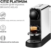 Nespresso C140 Citiz Kapsüllü Kahve Makinesi Platinium Titan thumbnail 5