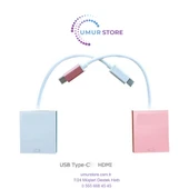 Type-C To HDMI 4K Dönüştürücü Adaptör USB 3.1 10 Gbps thumbnail 2