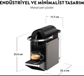 Nespresso C62 Pixie Kapsüllü Kahve Makinesi Titan - 3