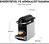 Nespresso D62 Pixie Kapsüllü Kahve Makinesi Gümüş - 4