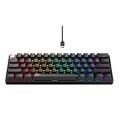Havit Gamenote KB903L %60 Mekanik Blended Aydınlatma Oyuncu Klavyesi - 61 Tuş - Siyah - 1