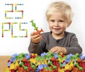 Renkli Vakumlu 25 Parça Slikonlu Vantuzlu Yapışkanlı Molekül’ Duyusal Algısal Motor Dikkat Gelişim thumbnail 1