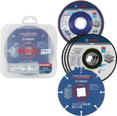 Pro 125 mm X-Lock Kesme ve Flap Zımpara Set, 5li - 1