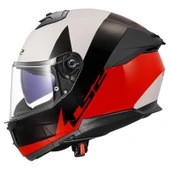 LS2 STREAM 2 THUNDERBIZ SİYAH-KIRMIZI KASK thumbnail 2