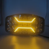 Offroad sis lambası 24.6 x 14 x 8.8cm beyaz-amber gündüz ledli adet  /  LASS375 thumbnail 2