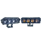 Space Offroad sis lambası 12.6 x 5 x 3.5 cm sarı beyaz - mavi gündüz ledli çakarlı 12-60v set  LASS370 thumbnail 1