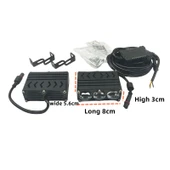 Offroad sis lambası 7.2 x 5.6 x 3cm 2 led beyaz 45w sarı 45w 12-80v /  LASS397 thumbnail 2