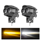 Space Offroad sis lambası 7.8 x 10 x 7 cm sarı-beyaz 12-60v set/  LASS368 thumbnail 1