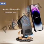 Hoparlör Telefon Tutucu Çok Fonksiyonlu Kablosuz İndüksiyon Ses Telefon Tutucu iPhone Android - 2